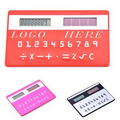 Quality Credit Card Shape Solar Calculators